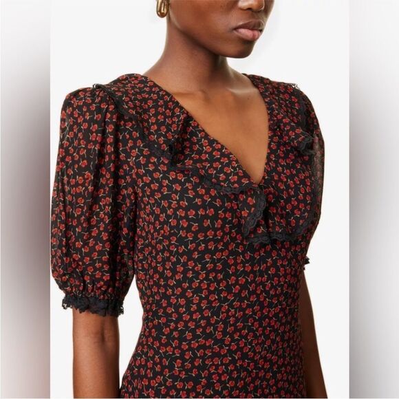 REFORMATION Evra Dress In ROWAN, brand new without tags, never worn, no flaws. - Picture 5 of 9